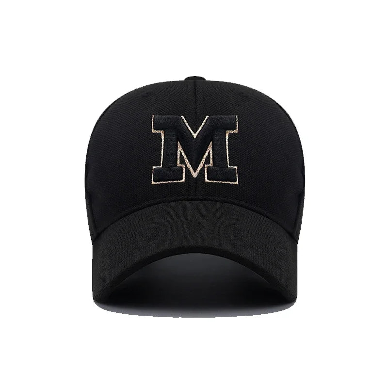 Fashion Men Women M Letter Three-Dimensional Embroidery Baseball Cap