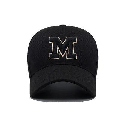 Fashion Men Women M Letter Three-Dimensional Embroidery Baseball Cap