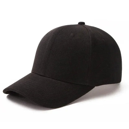 Solid Unisex Baseball Cap 6 Panel Men Caps Daily Women's