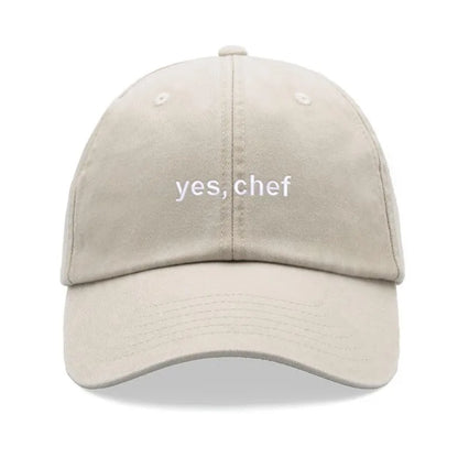 "yes, Chef" Printing Baseball Cap
