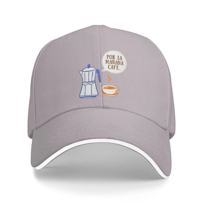 Por la Mañana Café, Por la Tarde Ron Baseball Cap