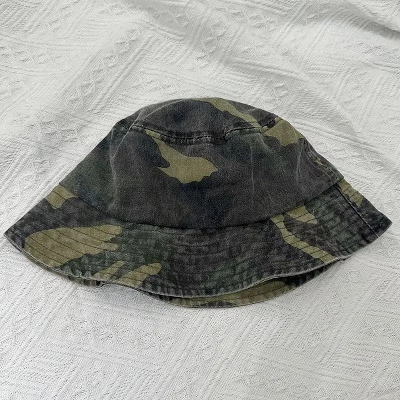 Japanese Tooling Camouflage Outdoor Mountaineering Sun Protection Bucket Hat