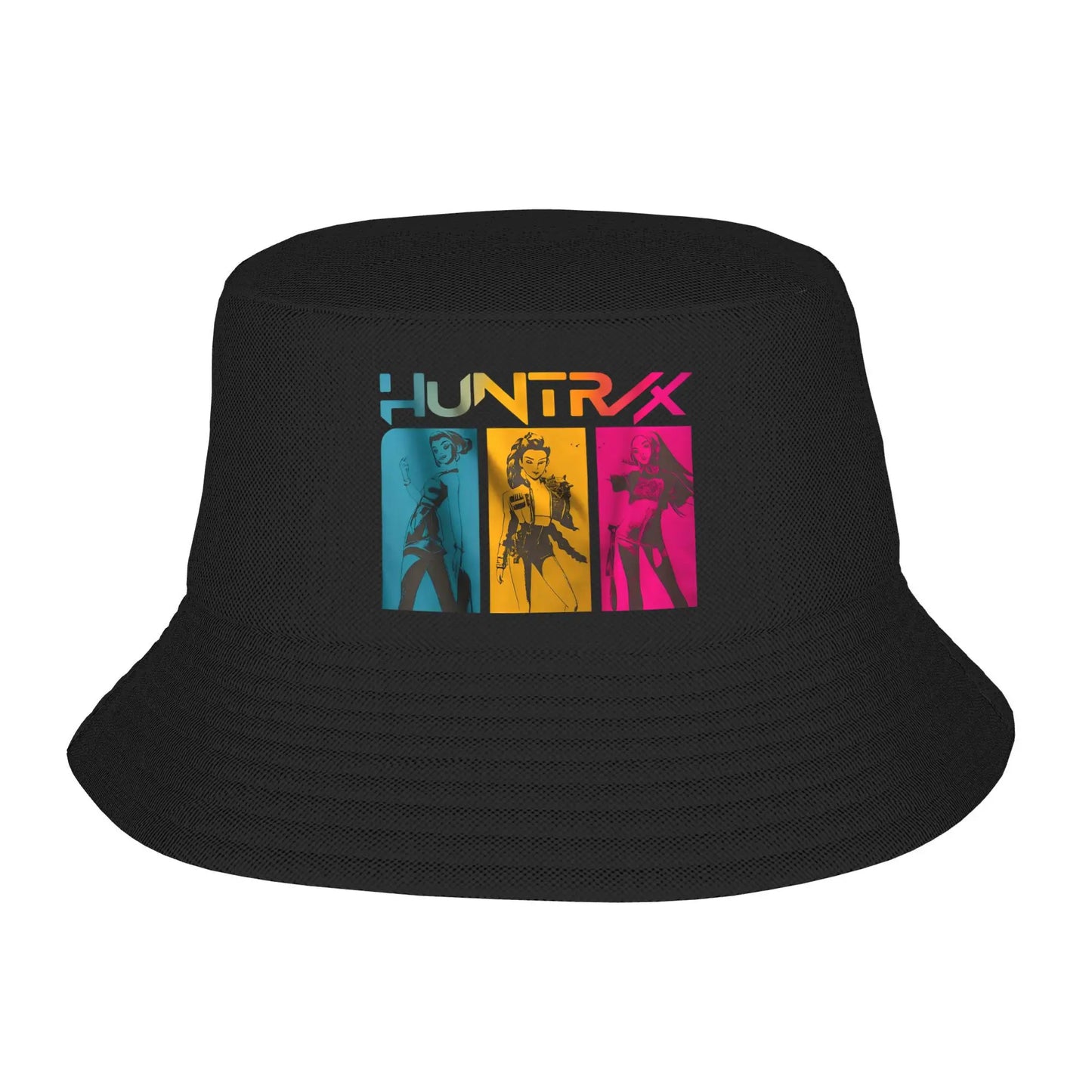 Men Women Huntrix  Animation Band  Bucket Hat Foldable Fisherman Hats