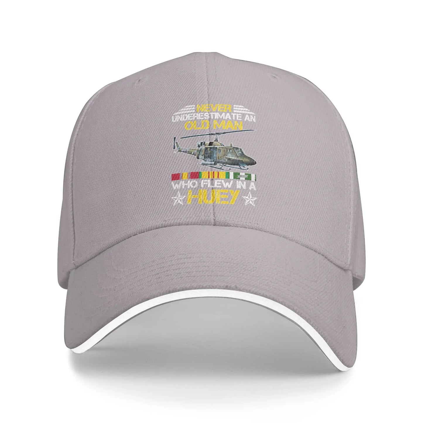 Vietnam Veteran Vet Uh1 Huey Helicopter Baseball Cap