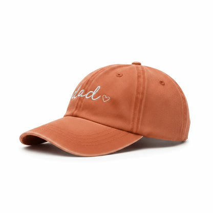 Washed Cotton Dad Mama Mini Love Caps Baseball Cap