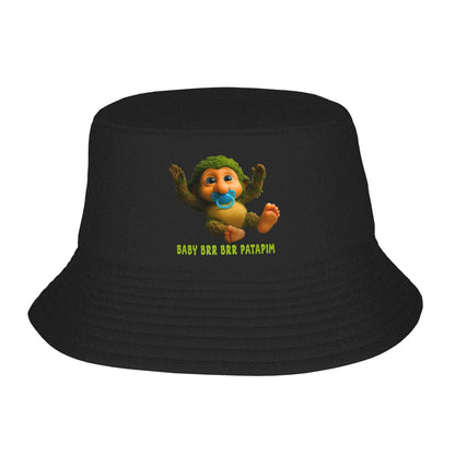 Trendy TUNG SAHUR Italian Brainrot Bucket Hats
