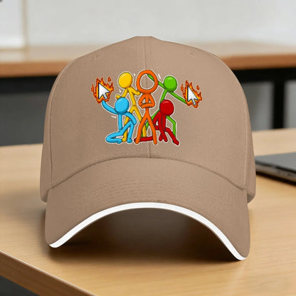 Baseball Cap Alan Becker Gaming Figting Kpop Rock