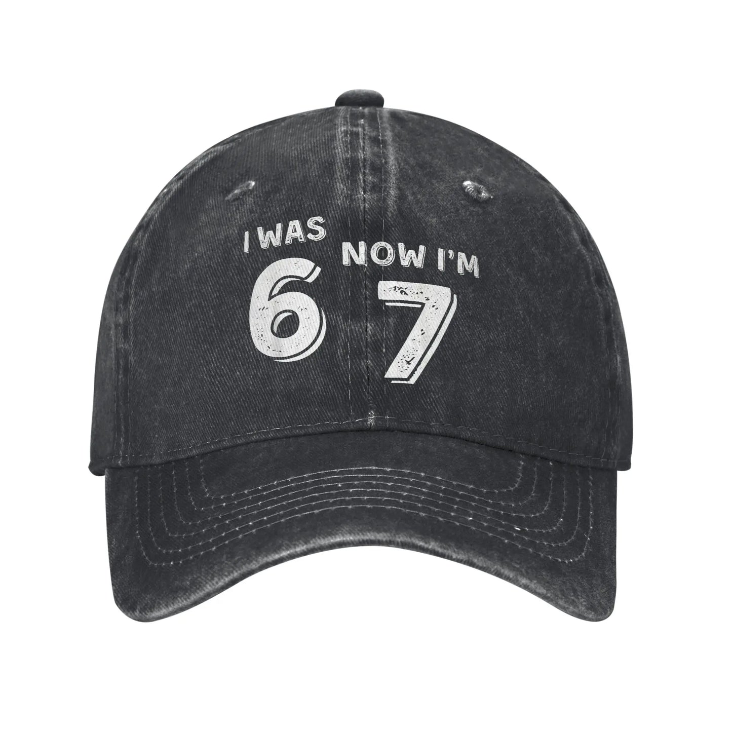 67 Ice Cream Drip Meme Funny Six Seven Gen Alpha Slang Baseball Cap