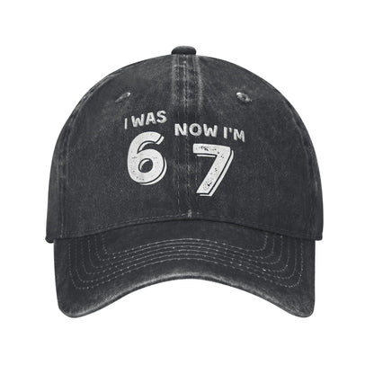 67 Ice Cream Drip Meme Funny Six Seven Gen Alpha Slang Baseball Cap
