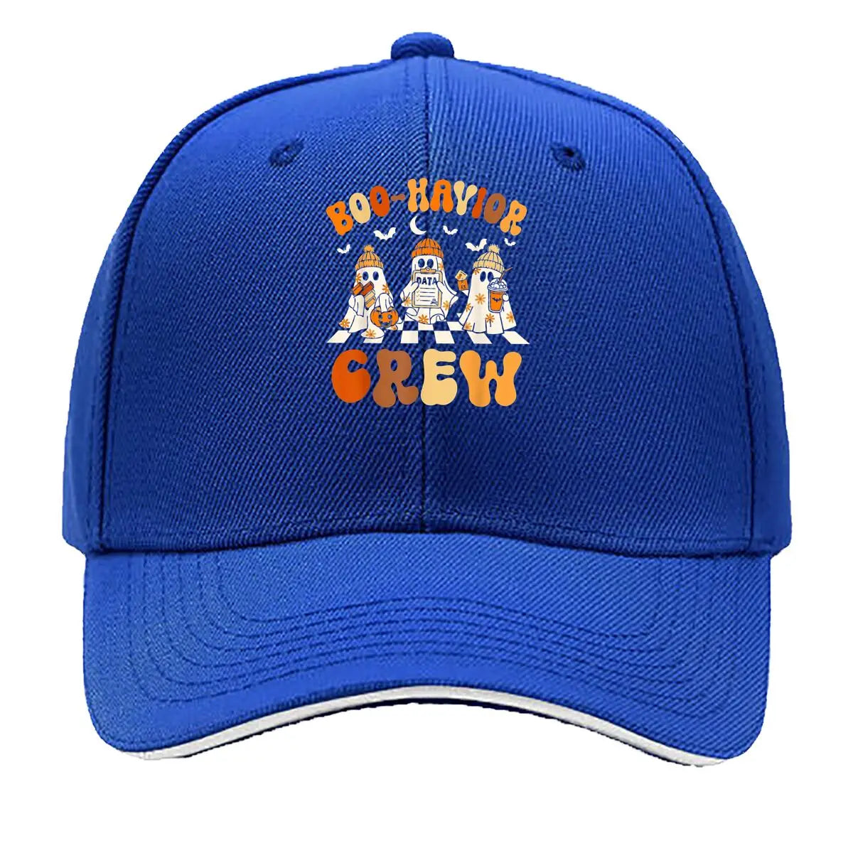 Halloween Ghost Boo-Havior Crew Sandwich Baseball Cap