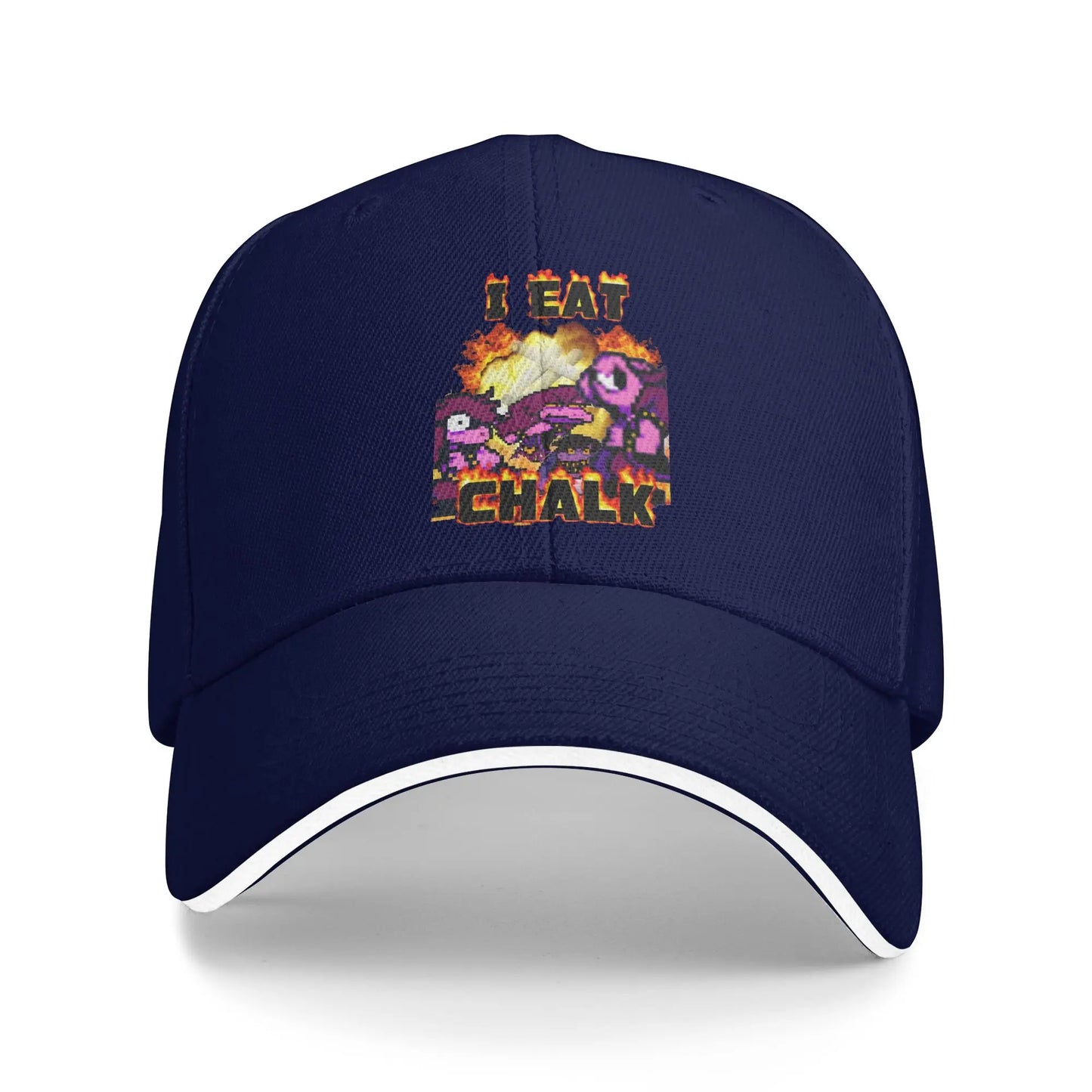 Deltarunes Baseball Cap I Eat Chalk
