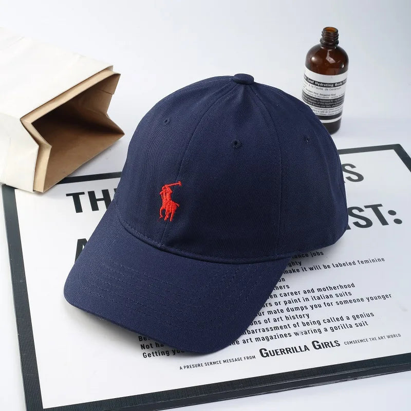 Black Cat Embroidered Baseball Soft Top Cap Suitable For Men Women