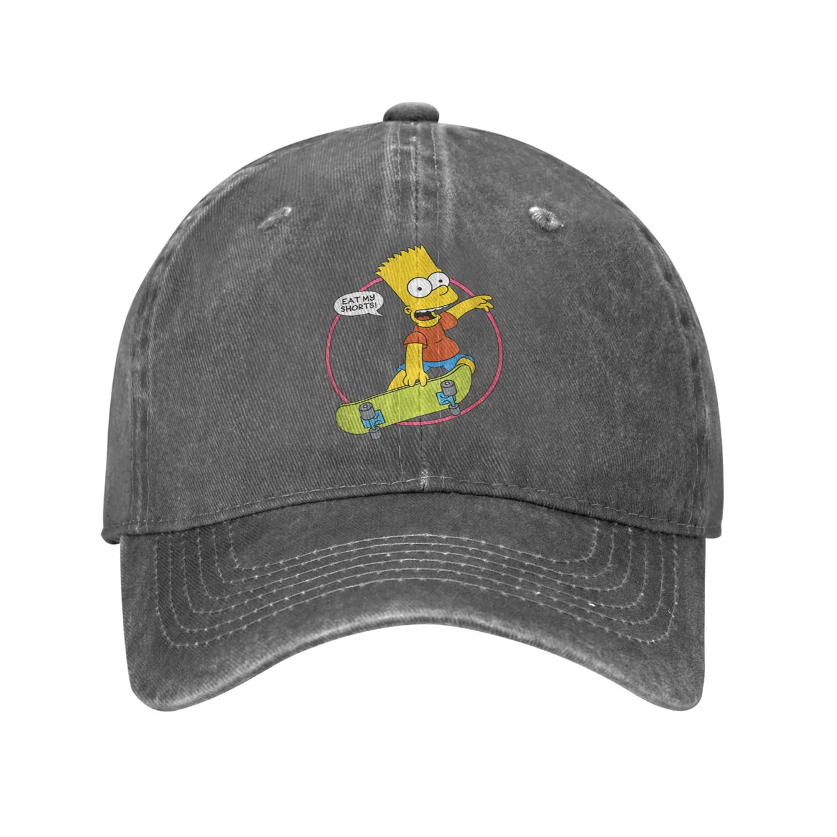 The S-simpson Bart Eat My Shorts Sun Baseball Cap