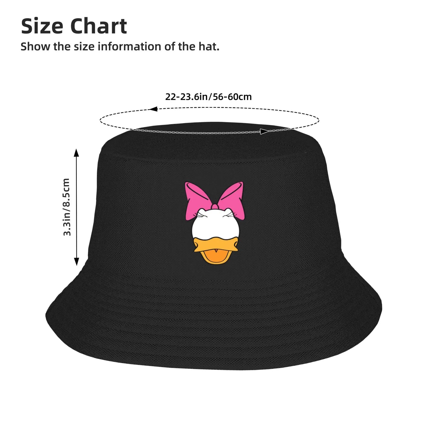 This Is My Duck Face Daisy Bucket Hat For Unisex Vocation Donald Duck Sun Hats