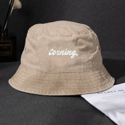 Washed Denim Sun Cap Bucket Hat