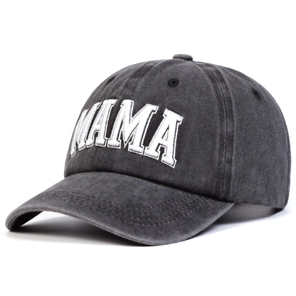Unisex Parent Child 3D MAMA/MINI Embroidery Wash Baseball Caps Spring Autumn