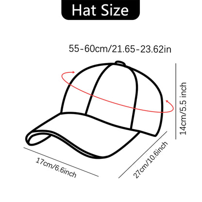 Unisex LA Letter Embroidery Baseball Caps Sunscreen Hat