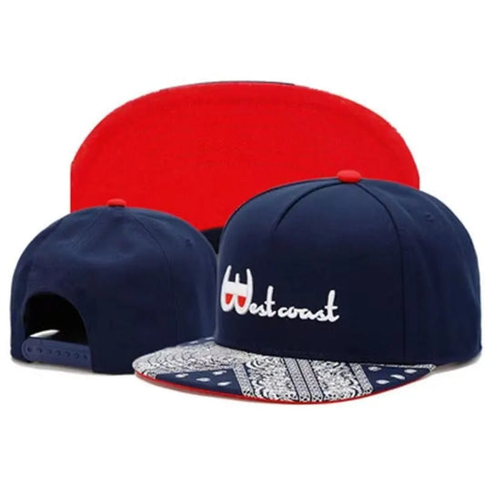 Unisex Letter Embroidery Geometric Printing Snapback Cap