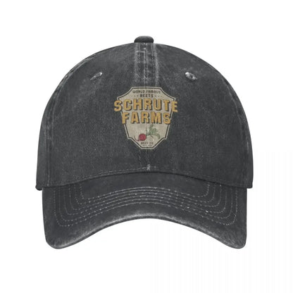 Hip Hop Baseball Cap Snapback Hat Dwight Schrute Farms The Office Spring Summer Cap