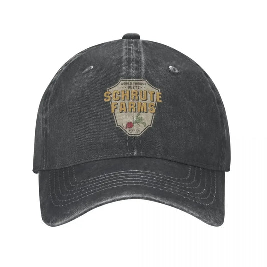 Hip Hop Baseball Cap Snapback Hat Dwight Schrute Farms The Office Spring Summer Cap