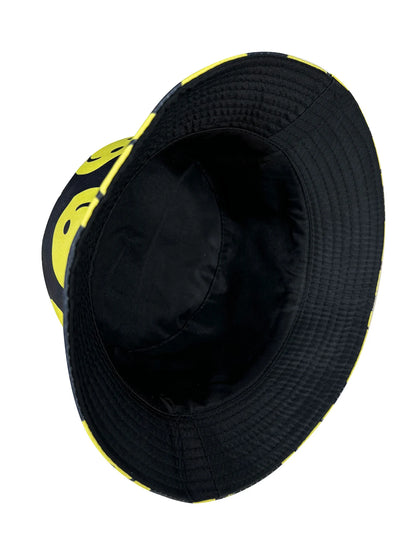 Smiley Face Expression Fisherman Hat Foldable Stylish Bucket Hat