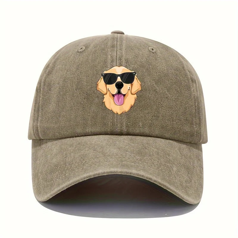 Fun Dog Print Baseball Cap