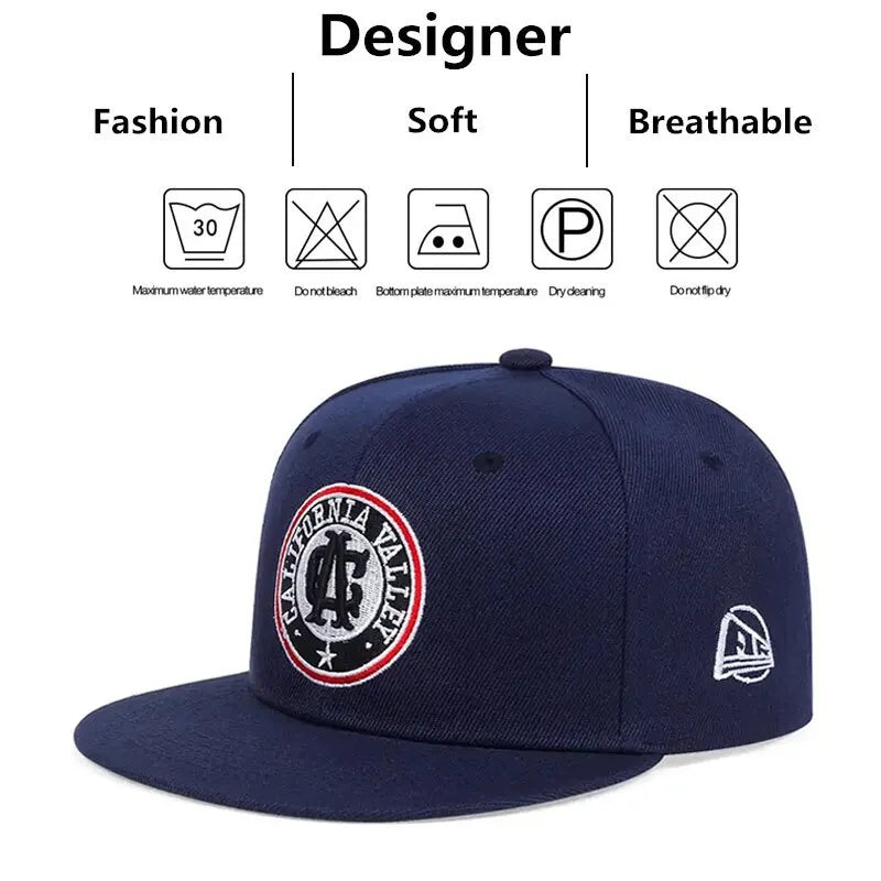 Unisex CA Letter Embroidery Baseball Caps Snapback Caps