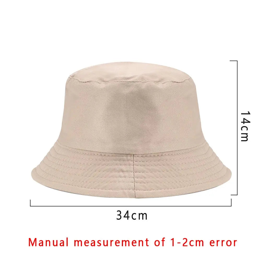 Spring Summer Panama Hat Anti-UV Foldable Bucket Hat Fisherman Cap