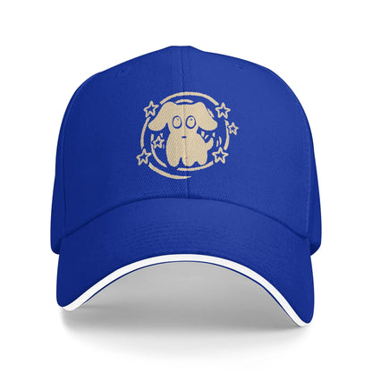 Happy Dog Mutt Puppy Pooch Under Starry Tail Comt Baseball Cap
