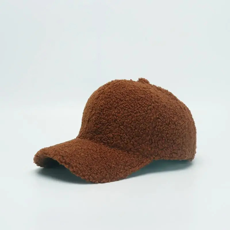 Winter Hats For Women Faux Fur Baseball Cap Female Outdoor