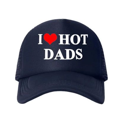 Fashion Letter Printing I Love Hot Dad Hats Baseball Hat For Man Women