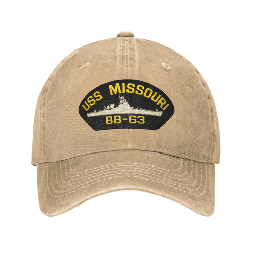 Vintage USS Missouri BB-63 Baseball Cap