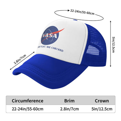 Nasa Space Astronaut Mesh Baseball Cap Adult Outdoor Trucker Hat