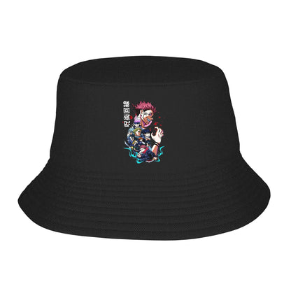 Casual Jujutsu Kaisen Bucket Hat Men Women Lightweight Japan Anime
