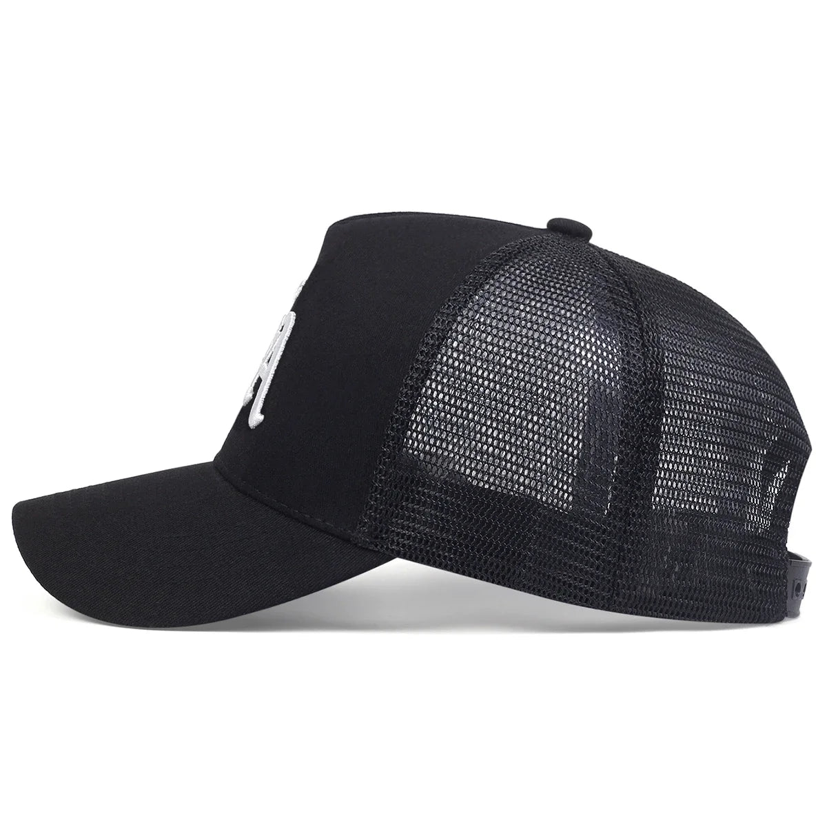 Unisex LA Letter Embroidery Baseball Net Caps Hip Hop Cap