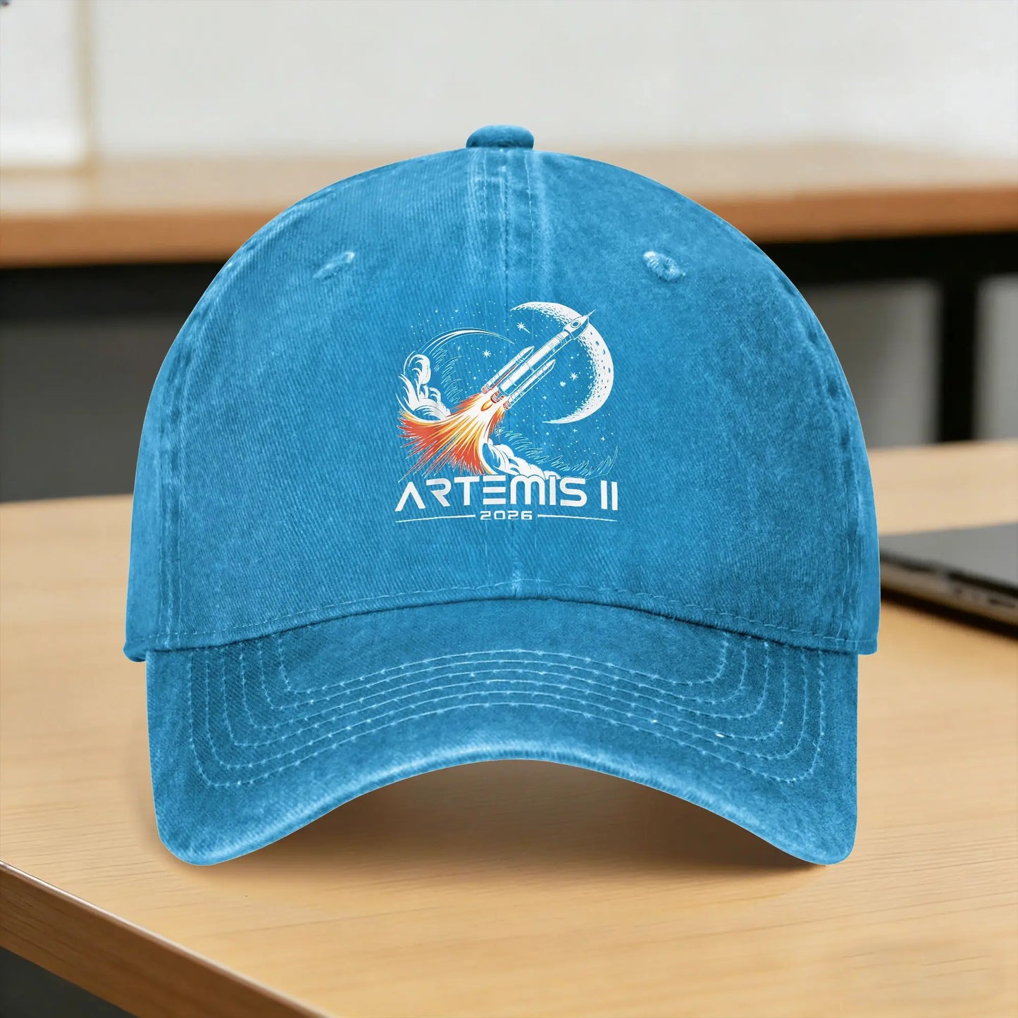 Artemis II Back to the Moon 2026 Sun Baseball Cap
