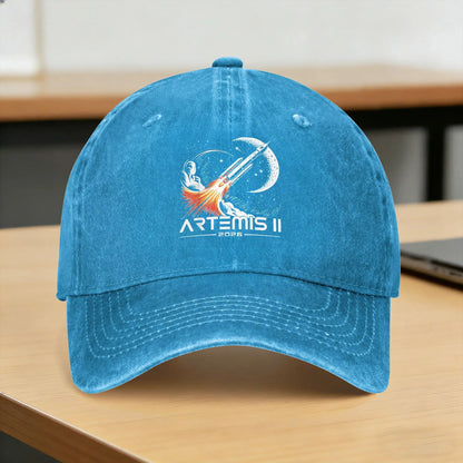 Artemis II Back to the Moon 2026 Sun Baseball Cap
