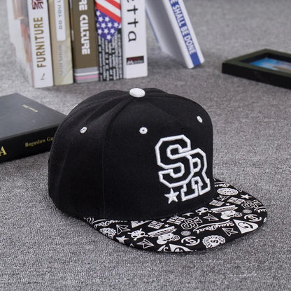 NEW Fashion Embroidery Letter SR Baseball cap Hip Hop