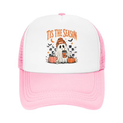 Adult Cute Ghost Coffee Autumn Fall Baseball Cap