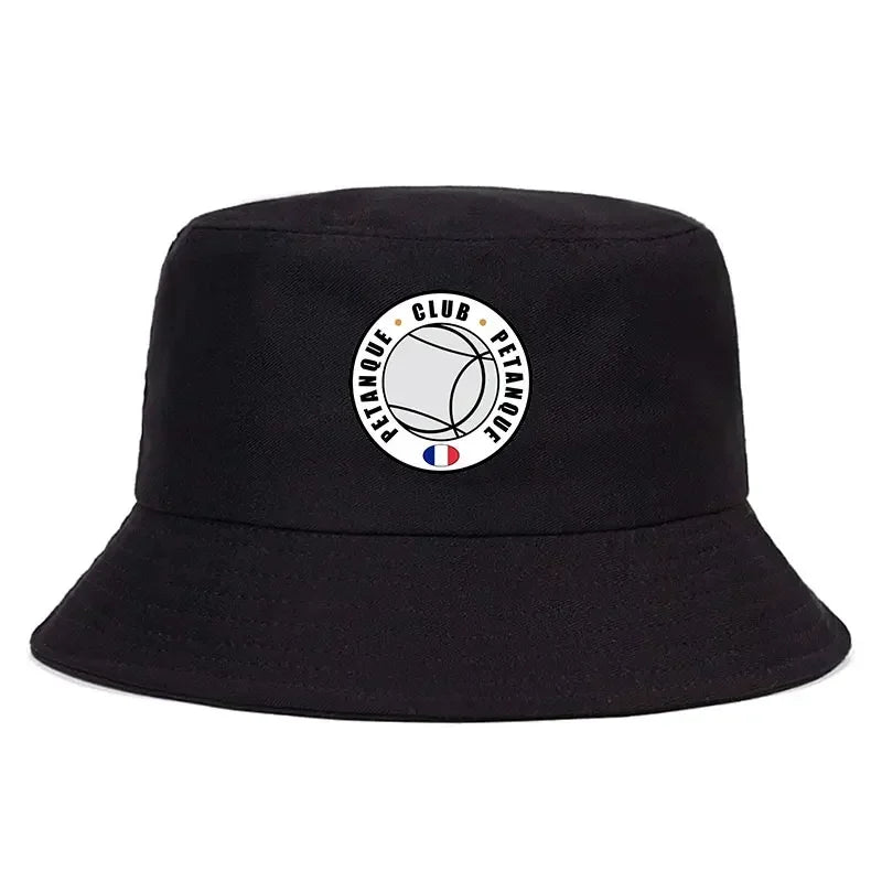New Petanque Club Print Summer Reversible Bucket Hat