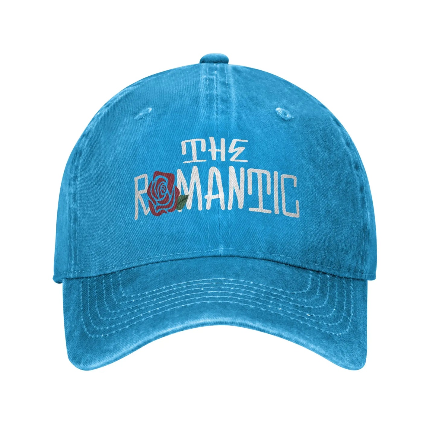 B&W The Romantic Tour Bruno Mars Concert Tour Washed Baseball Cap