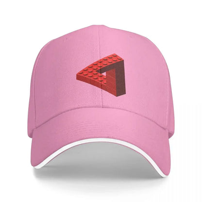 New Escher Toy Bricks - Red Cap Fashion Casual Baseball Caps