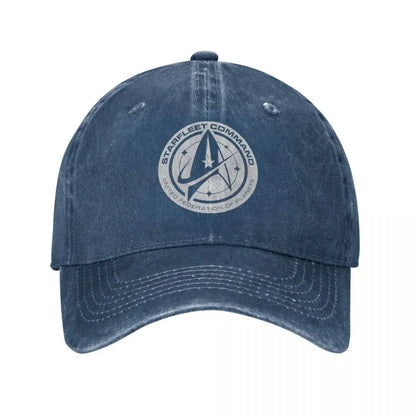 Y2K Stars Treks Baseball Caps Retro Distressed Washed