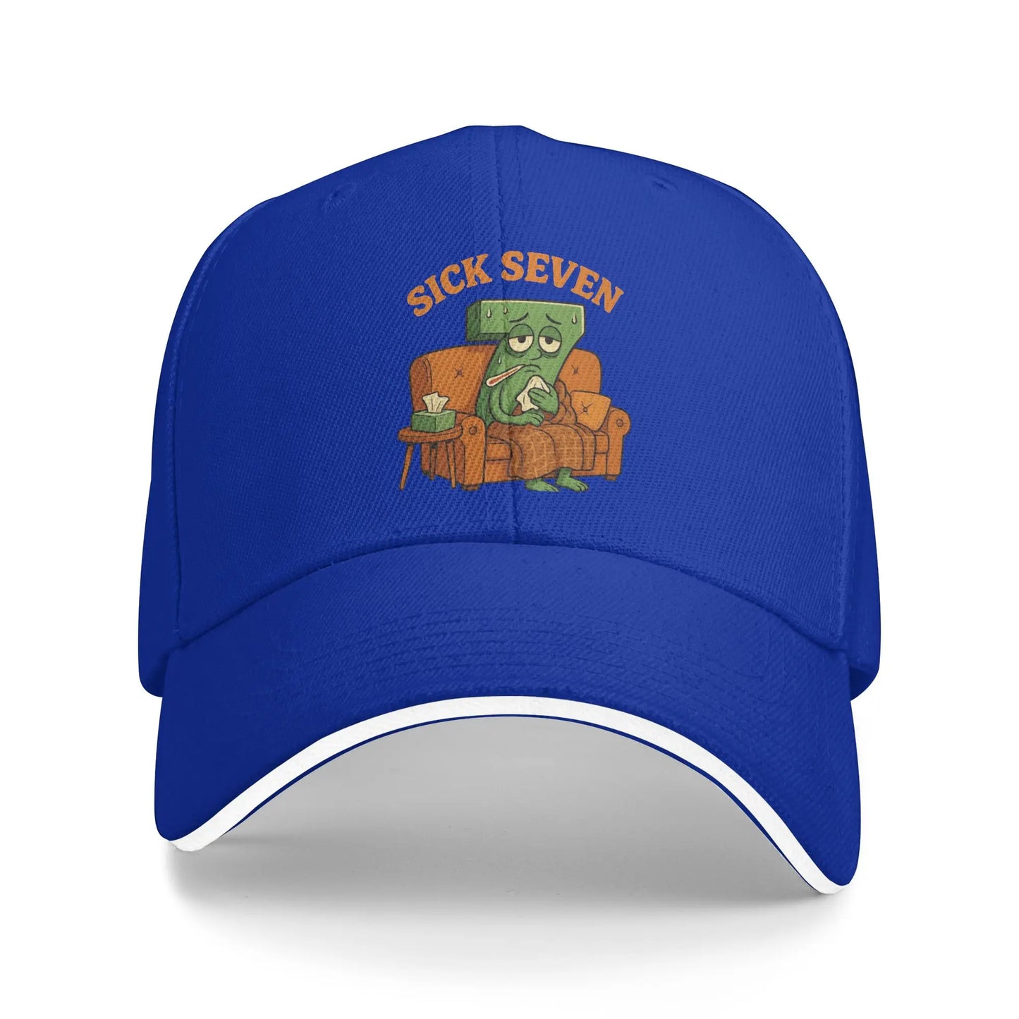 Sick Seven 67 Halloween Meme Funny Meme Six Seven Wordplay Baseball Cap