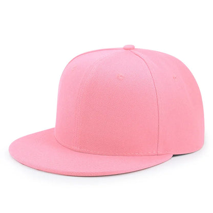 Wholesale Adult Blank Snapback Cap Hip Hop Hat For Men Women