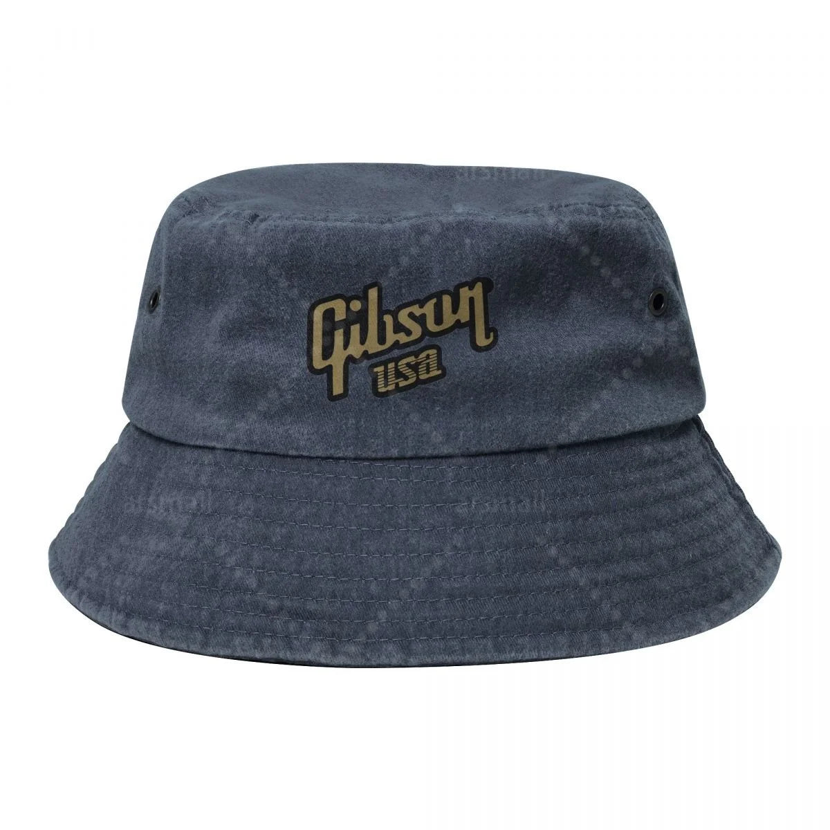 OOworld Gibson Unisex Cotton Bucket Hats Outdoor Sun Hat for Beach Travel