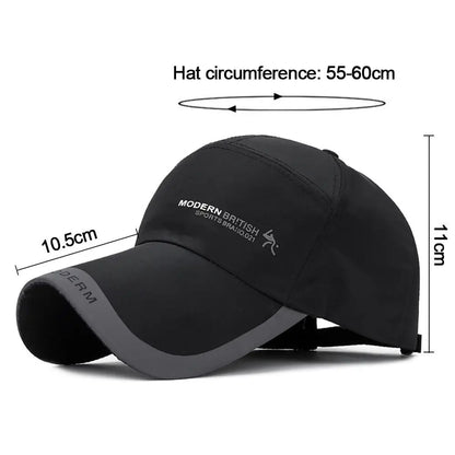 Summer Sunscreen Adjustable Sun Hats Cotton Baseball Cap Men Women