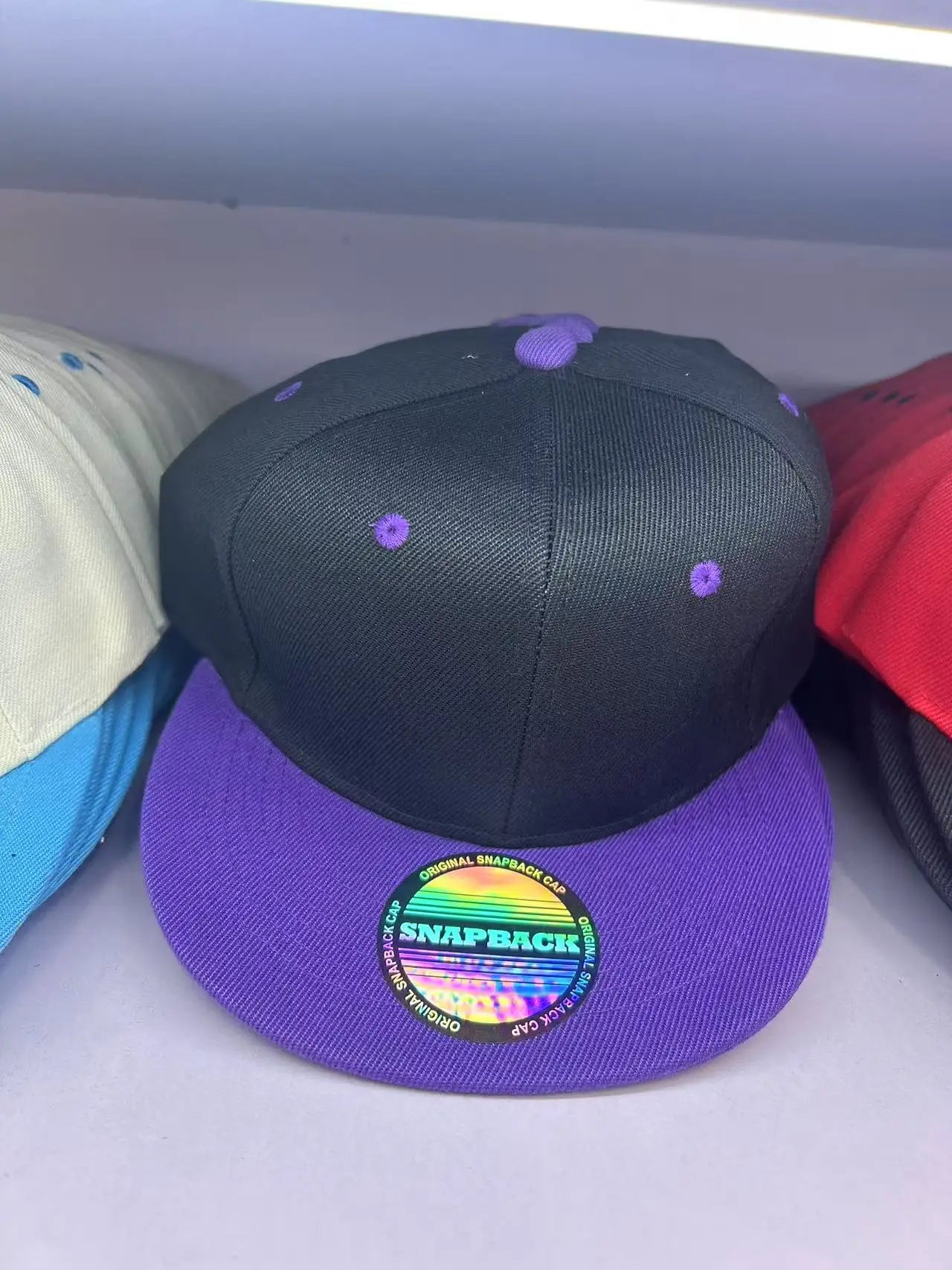 Unisex Flat Brim Snapback Hat For Men Women