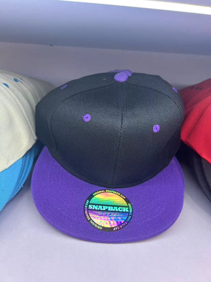 Unisex Flat Brim Snapback Hat For Men Women