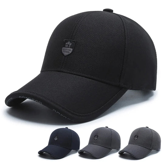 Unisex Letter Crown Label Baseball Caps